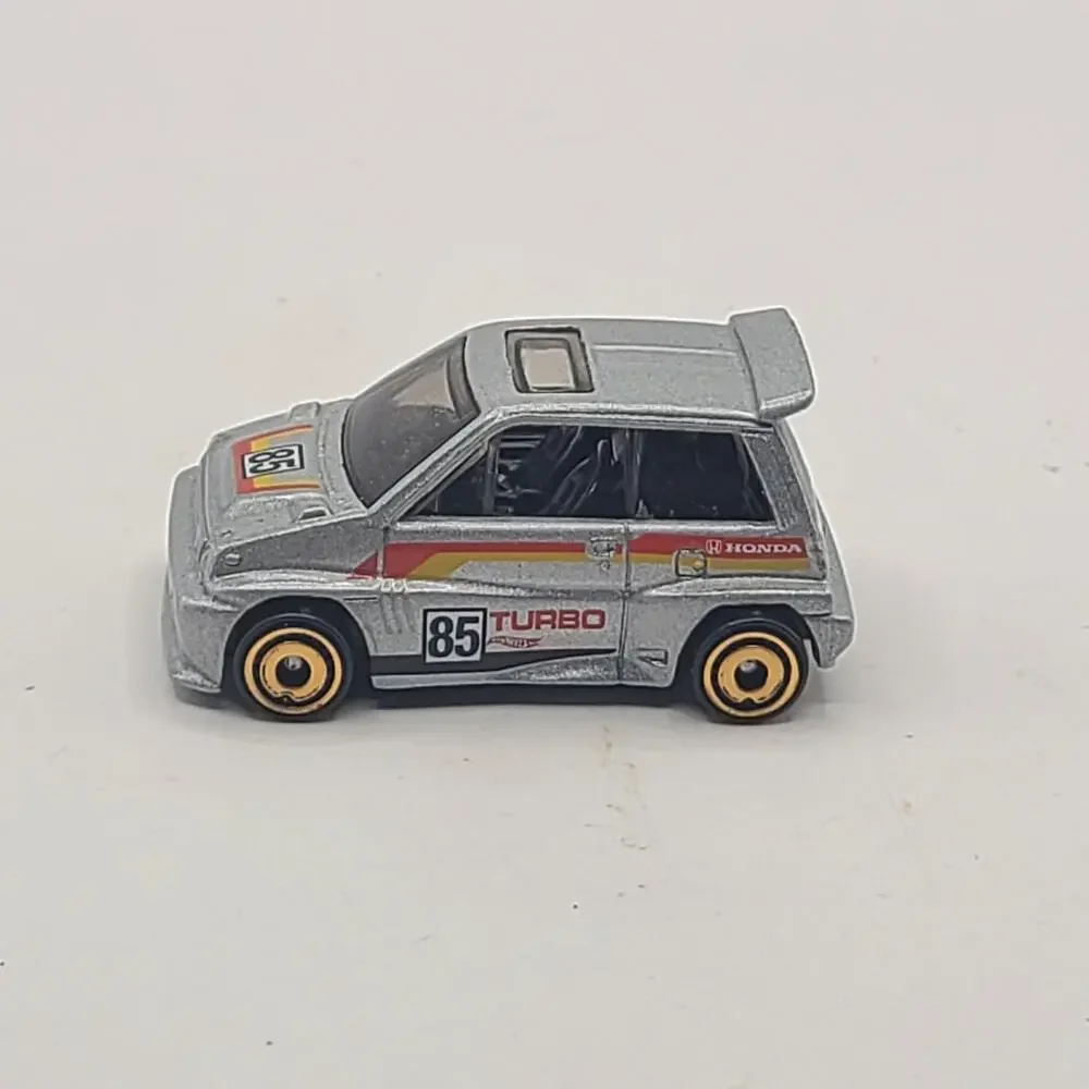2017 Hot Wheels '85 Honda City Turbo ll #11/250 Silver HW Race Day NO PACKAGING